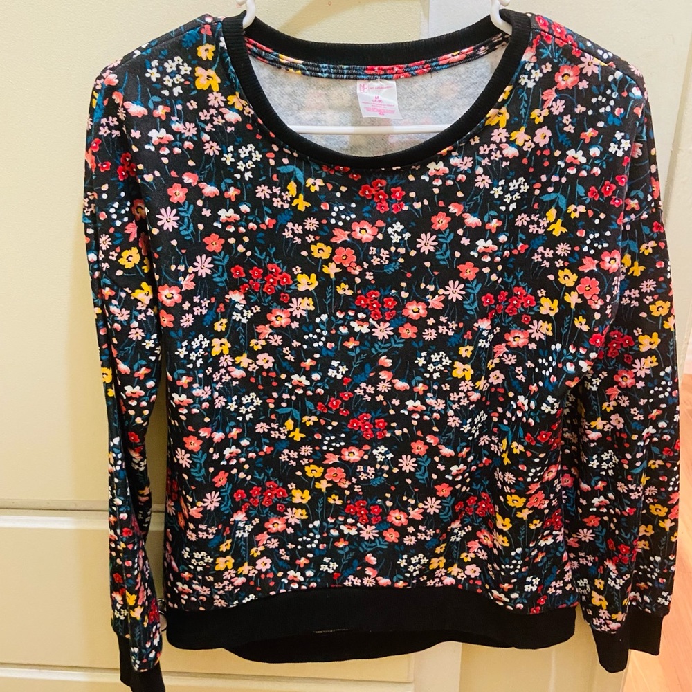 Floral sweater